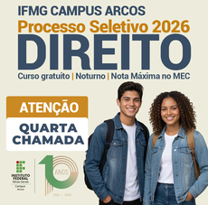 QUARTA CHAMADA | Processo Seletivo Direito 2026