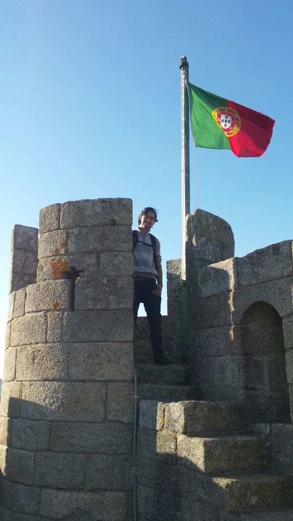 Bittencourt no Castelo de Bragança - Portugal