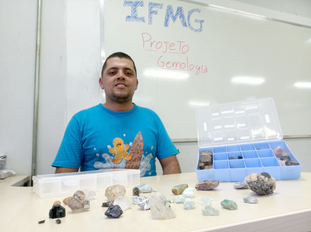 Doação gemas - estudante Leonardo Batista da Silva