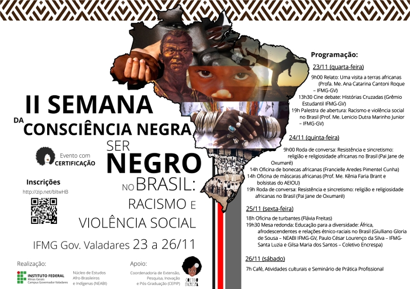 II Semana da Consciência Negra - 2016 - programação.JPG