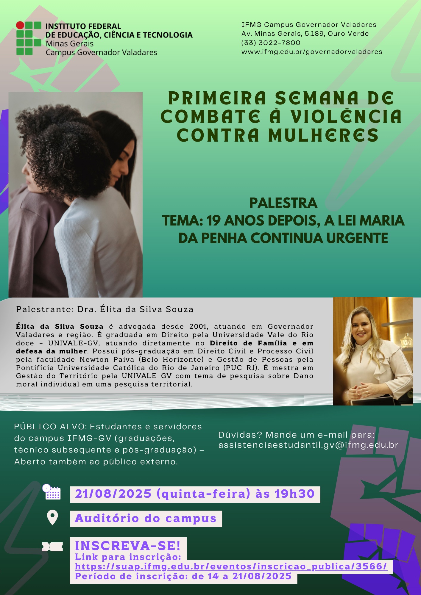 Palestra_19 anos da Lei Maria da Penha