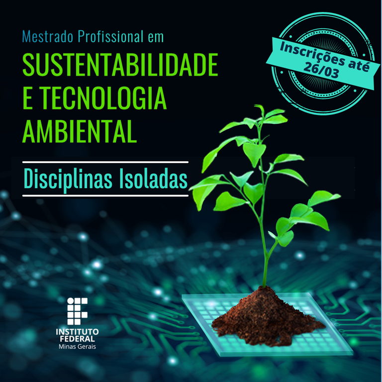 Mestrado IFMG Bambuí_Disciplinas Isoladas_2023/1