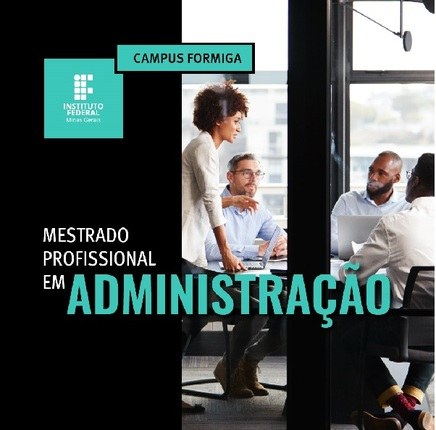 Mestrado Administração IFMG Formiga