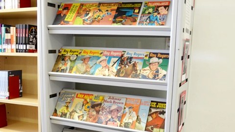 Exposição de Quadrinhos antigos na I Semana da Biblioteca 2016.jpg