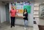 Os servidores Kendson Alves e Camila Barbosa, da Reitoria, acompanharam a produção e instalação dos painéis.jpeg