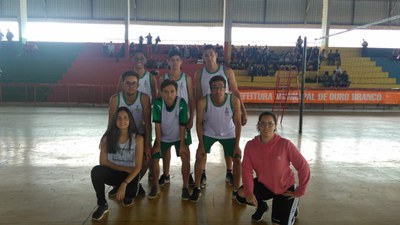 Equipe de Volei Masculino do IFMG Ouro Branco.