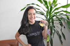 Letícia Figueiredo, do curso de Automação, tem colecionado medalhas na competição