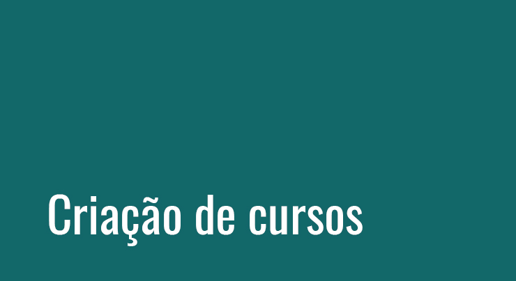 Criação de cursos