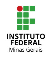 Logo vertical do IFMG. 