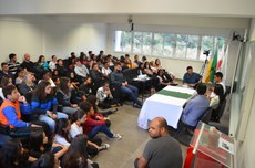 Seminário ocorrido no Planeta Inovação 2018, Campus Sabará