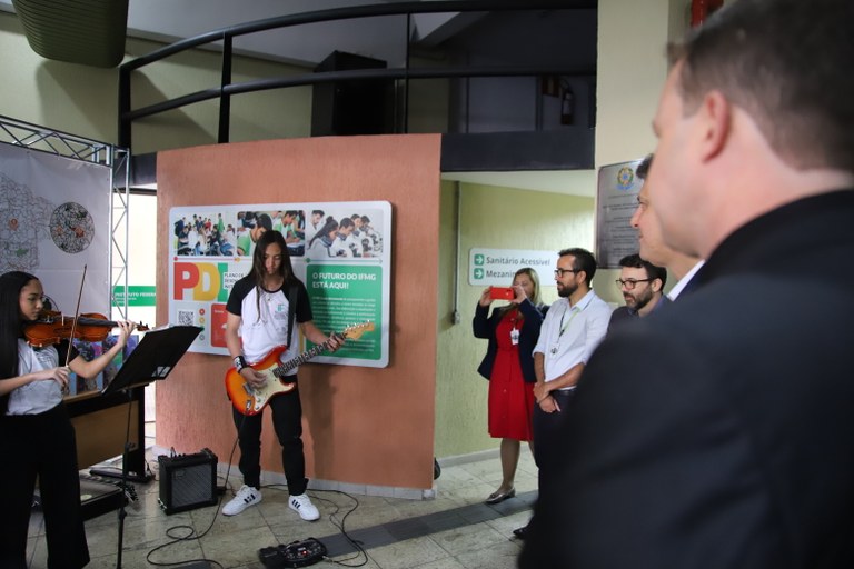 Visita do ministro Camilo Santana à Reitoria do IFMG