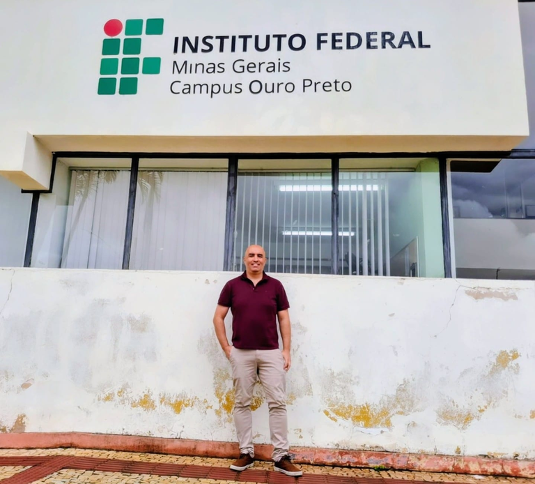 Francisco Ladeira irá realizar pesquisa com estudantes o IFMG - Campus Ouro Preto