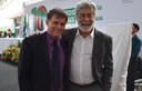 O reitor do IFMG, Kléber Glória, e o vice-prefeito (prefeito em exercício) de Ibirité, Paulo Telles