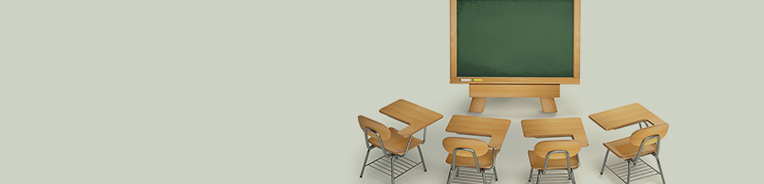 cadeiras e lousa, sala de aula