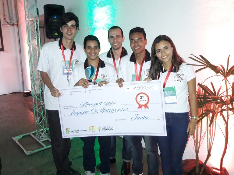 Premiação Olimpíada Inovação Equipe Integrados